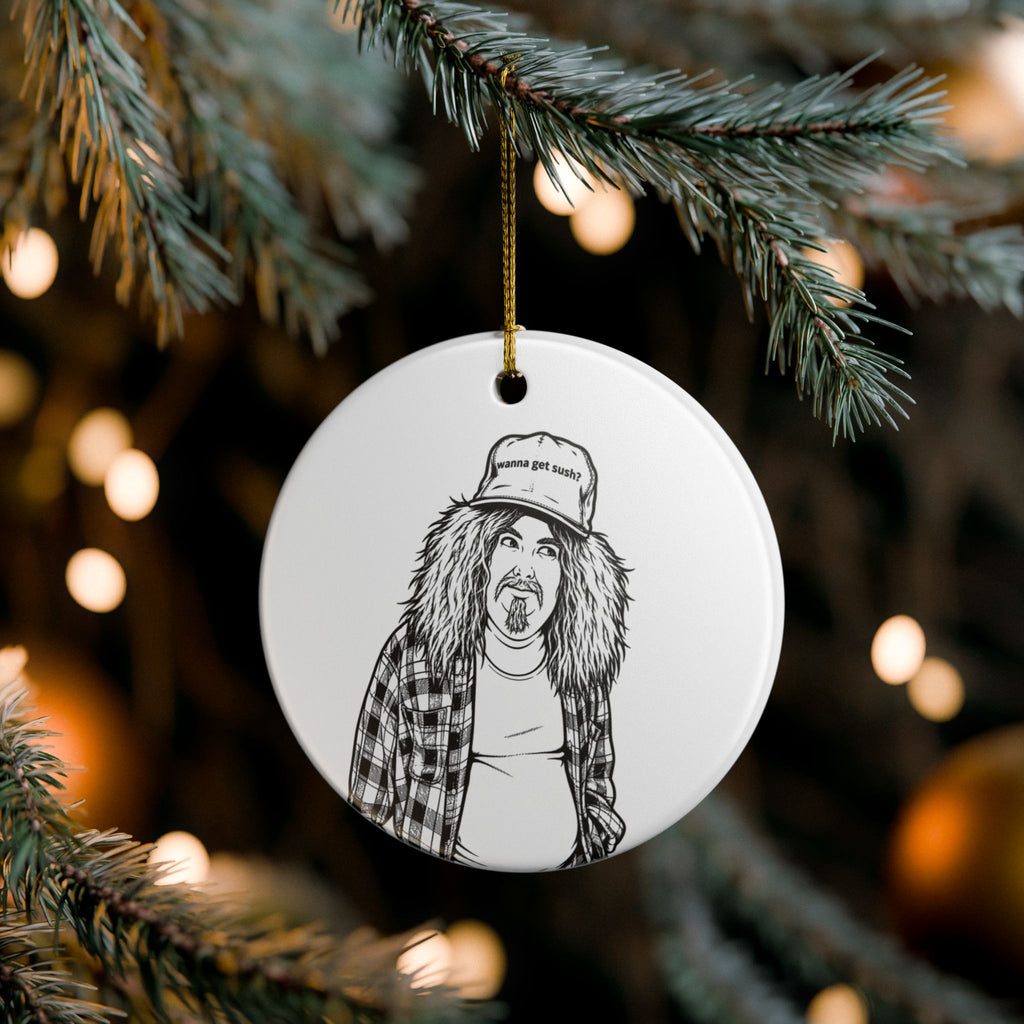 Cliff The Roadie Ceramic Ornament